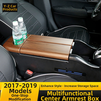 HD0012 Naslon za srednju konzolu za Honda CR-V (17-23) s Haoying drvenim interijerom i bežičnim punjenjem