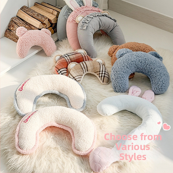 Гнездо за домашни любимци с U-образна възглавничка, дантелени зайчешки уши, плат за кучета