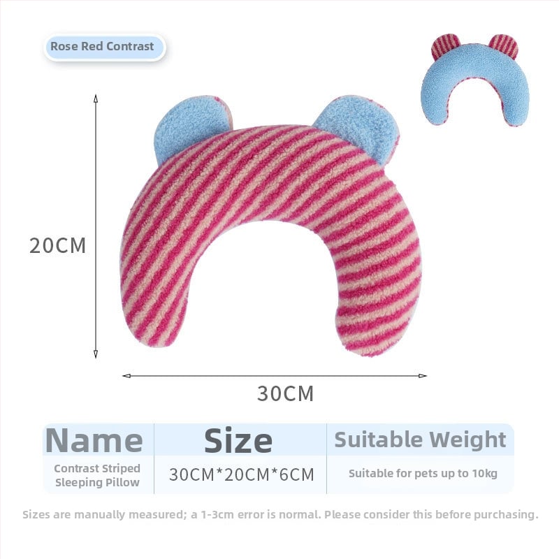 Гнездо за домашни любимци с U-образна възглавничка, дантелени зайчешки уши, плат за кучета