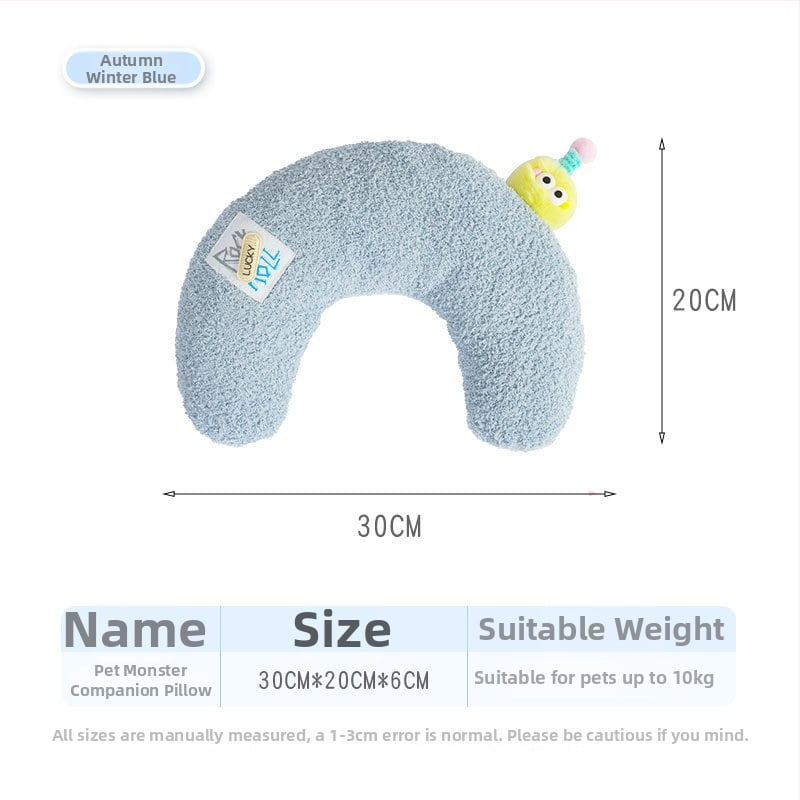 Гнездо за домашни любимци с U-образна възглавничка, дантелени зайчешки уши, плат за кучета