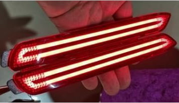 LED stražnje svjetlo za stražnji branik, model 371H, 12V, 6000-7000K, ABS plastika