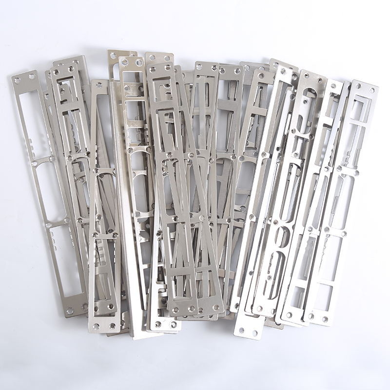 Ploča vodilice tijela brave za sigurnosna vrata — nehrđajući čelik, Qi Rui, moderni minimalistički stil