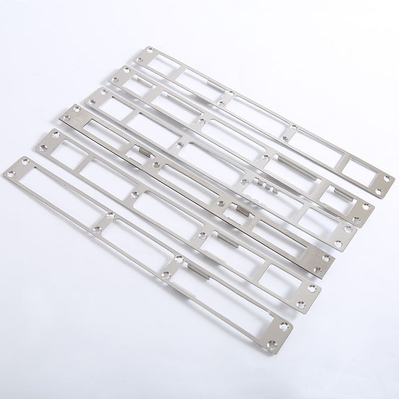 Ploča vodilice tijela brave za sigurnosna vrata — nehrđajući čelik, Qi Rui, moderni minimalistički stil