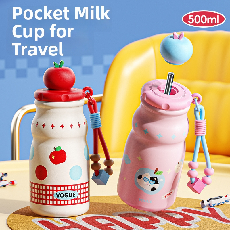 Izolovaný pohár zo 316 nerezovej ocele so slamkou a držadlom, vnútorný 316, vonkajšia časť 201, izolácia 6–12 hodín, filter na čaj, možnosti personalizácie