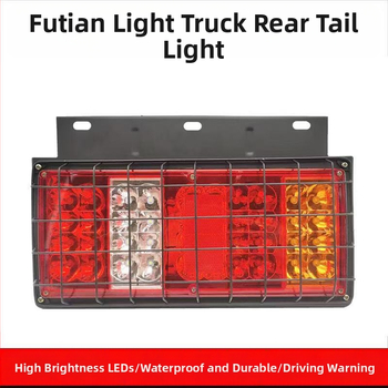 LED zadné svetlo pre nákladné vozidlá - Sada zadného svetla Foton Era 12V/24V, LED zdroj, kompatibilné s nákladnými vozidlami, poľnohospodárskymi vozidlami a Howo ľahkým nákladným autom