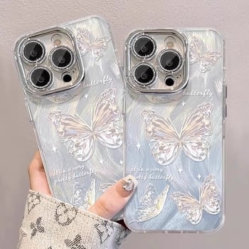 Ochranný kryt pre iPhone 11–14 sériu s akrylovým zadným panelom a mäkkými okrajmi, ochrana proti pádu, ochranný film na objektív kamery, možnosť vlastného dizajnu