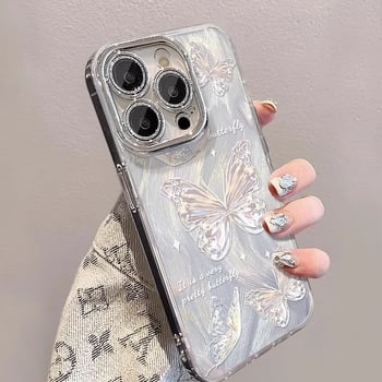 Ochranný kryt pre iPhone 11–14 sériu s akrylovým zadným panelom a mäkkými okrajmi, ochrana proti pádu, ochranný film na objektív kamery, možnosť vlastného dizajnu