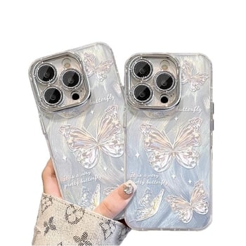 Ochranný kryt pre iPhone 11–14 sériu s akrylovým zadným panelom a mäkkými okrajmi, ochrana proti pádu, ochranný film na objektív kamery, možnosť vlastného dizajnu