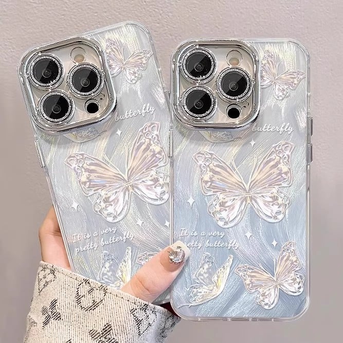 Ochranný kryt pre iPhone 11–14 sériu s akrylovým zadným panelom a mäkkými okrajmi, ochrana proti pádu, ochranný film na objektív kamery, možnosť vlastného dizajnu