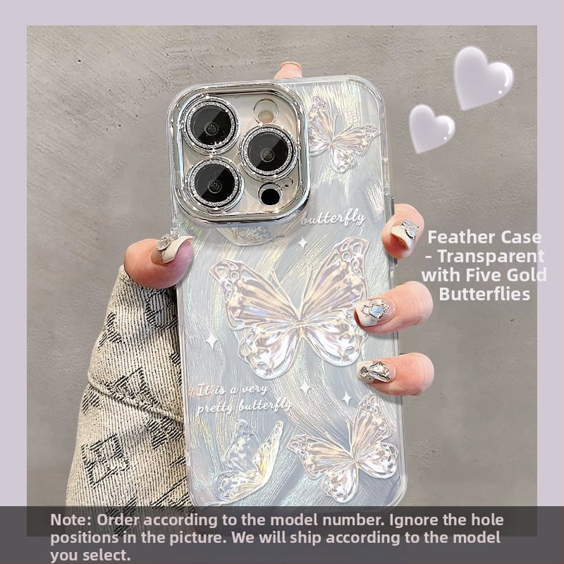 Ochranný kryt pre iPhone 11–14 sériu s akrylovým zadným panelom a mäkkými okrajmi, ochrana proti pádu, ochranný film na objektív kamery, možnosť vlastného dizajnu