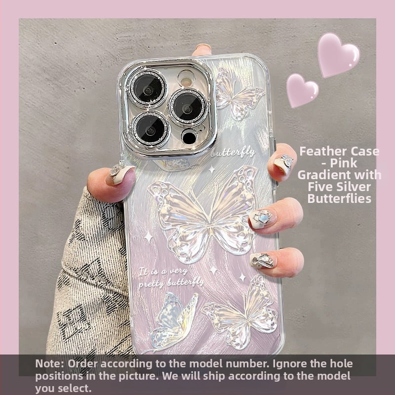 Ochranný kryt pre iPhone 11–14 sériu s akrylovým zadným panelom a mäkkými okrajmi, ochrana proti pádu, ochranný film na objektív kamery, možnosť vlastného dizajnu