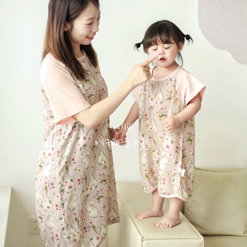 Set za bebe za spavanje — ljeto, bambus-bavlna gazasta tkanina, korejski stil, spavaća vreća