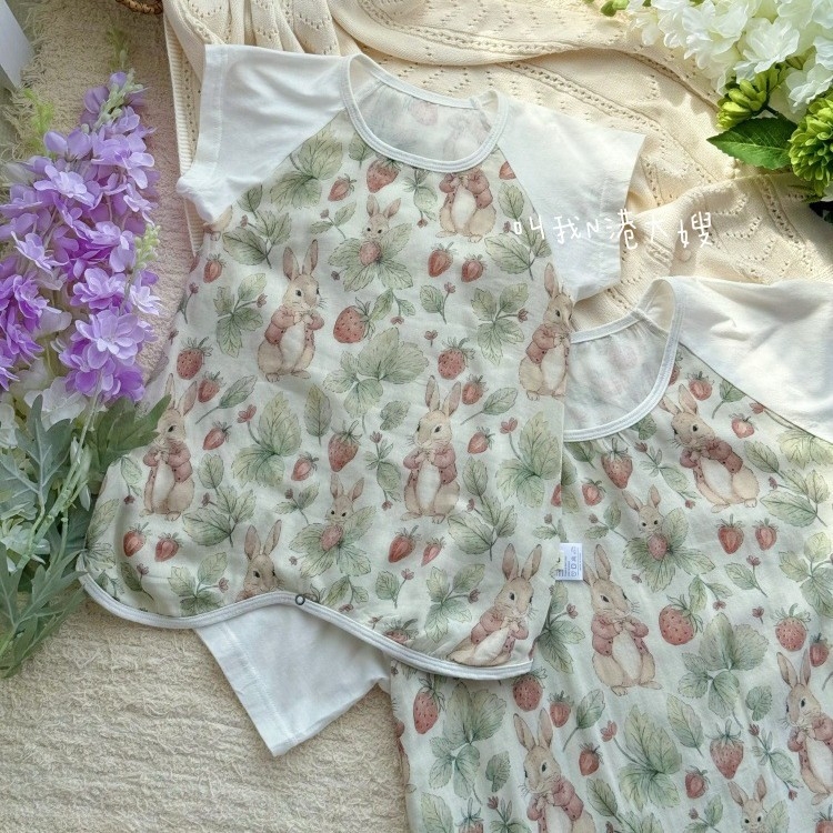 Set za bebe za spavanje — ljeto, bambus-bavlna gazasta tkanina, korejski stil, spavaća vreća