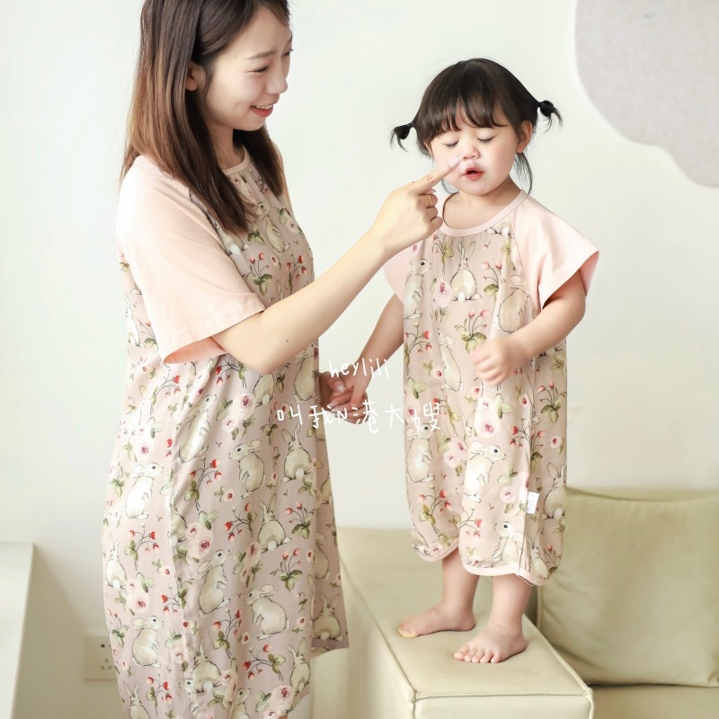 Set za bebe za spavanje — ljeto, bambus-bavlna gazasta tkanina, korejski stil, spavaća vreća