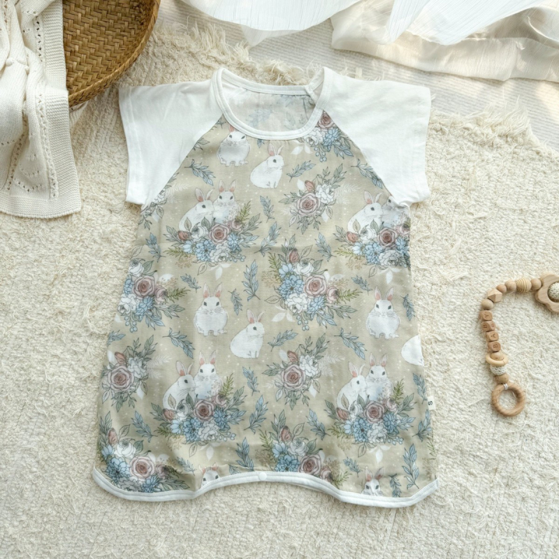 Set za bebe za spavanje — ljeto, bambus-bavlna gazasta tkanina, korejski stil, spavaća vreća