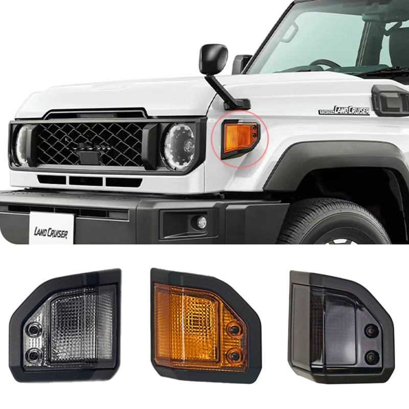 Set svjetala za signalizaciju i blatnika za Toyota LC76 LC seriju – 55W 12V halogenska, ABS, kompatibilno s Fj7 serijom i Pika, LEBOQIPEI