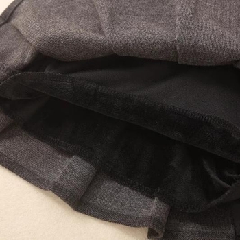 JK-stílusú pliszírozott szoknya fleece-béléssel, 70% poliészter, bélés poliészter 91–99%, 2025 tél