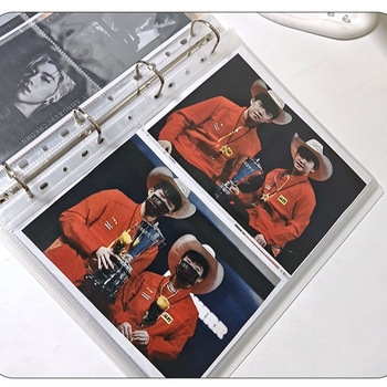 Refill pentru album de carduri, pagini interioare PP, 10 foi, găuri personalizabile, imprimare siglă permisă