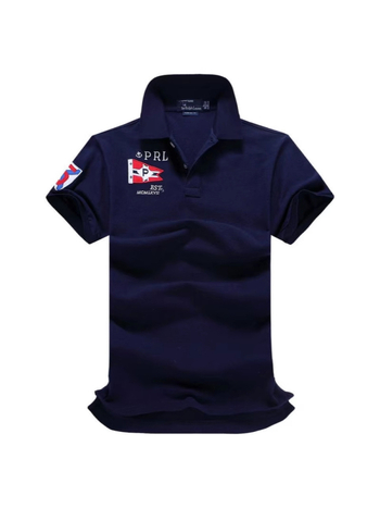 Muška polo majica, sportski kroj, kratki rukavi, vezeni detalj, piqué pamuk