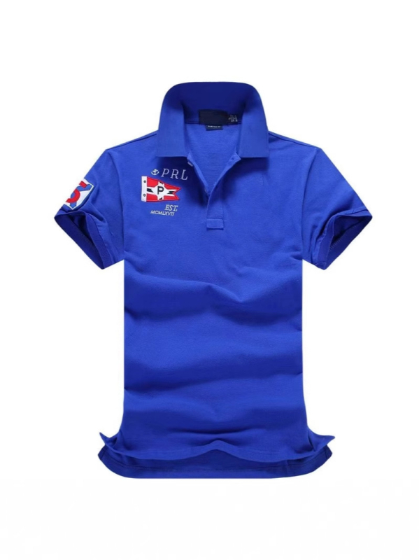 Muška polo majica, sportski kroj, kratki rukavi, vezeni detalj, piqué pamuk
