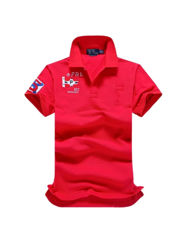 Muška polo majica, sportski kroj, kratki rukavi, vezeni detalj, piqué pamuk