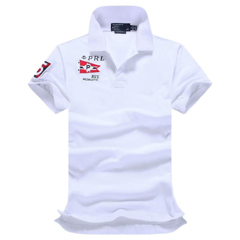 Muška polo majica, sportski kroj, kratki rukavi, vezeni detalj, piqué pamuk