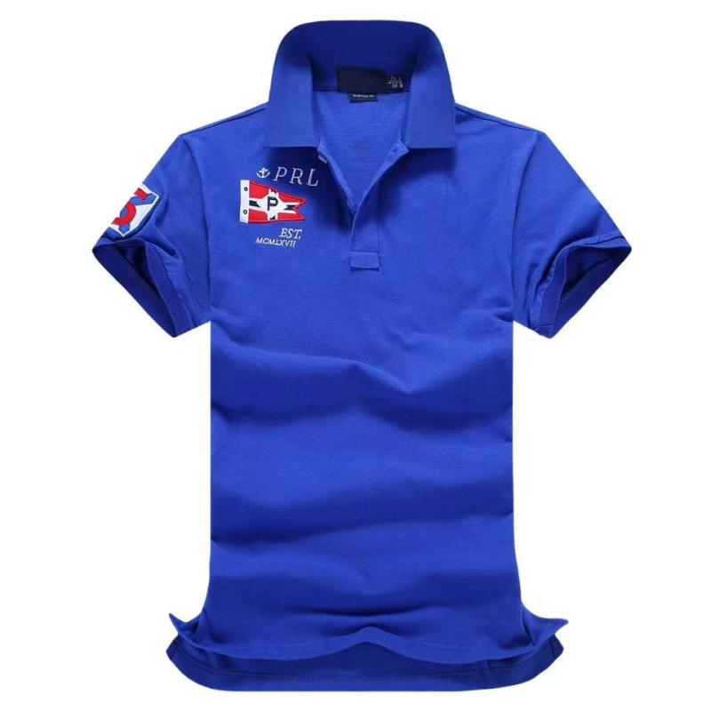 Muška polo majica, sportski kroj, kratki rukavi, vezeni detalj, piqué pamuk