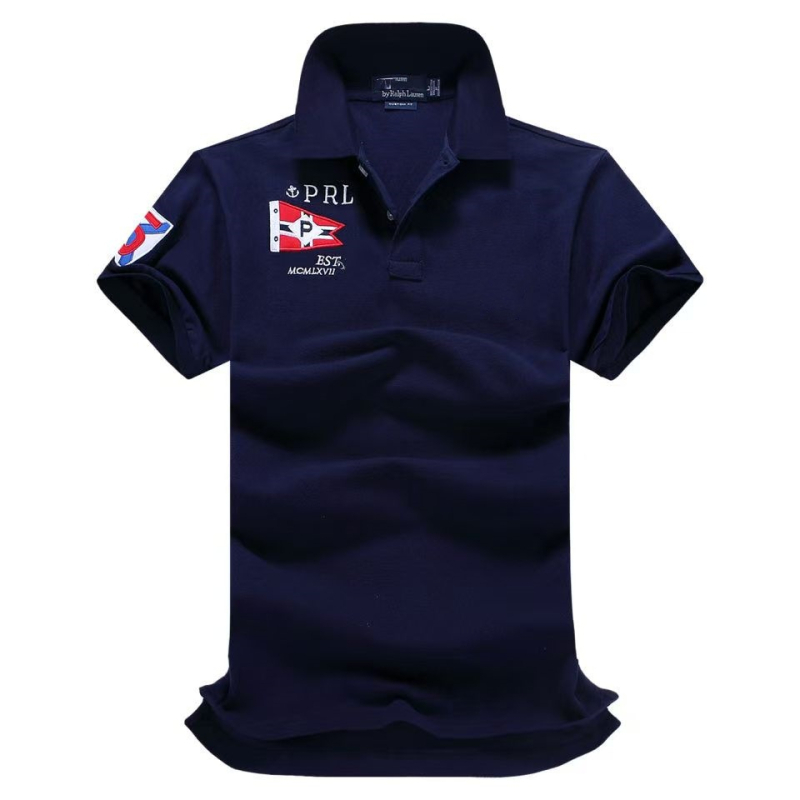 Muška polo majica, sportski kroj, kratki rukavi, vezeni detalj, piqué pamuk
