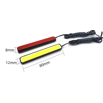 COB LED stražnje svjetlo za automobile i motocikle — 12V, 3W, 5500K, vijek trajanja 15000h.