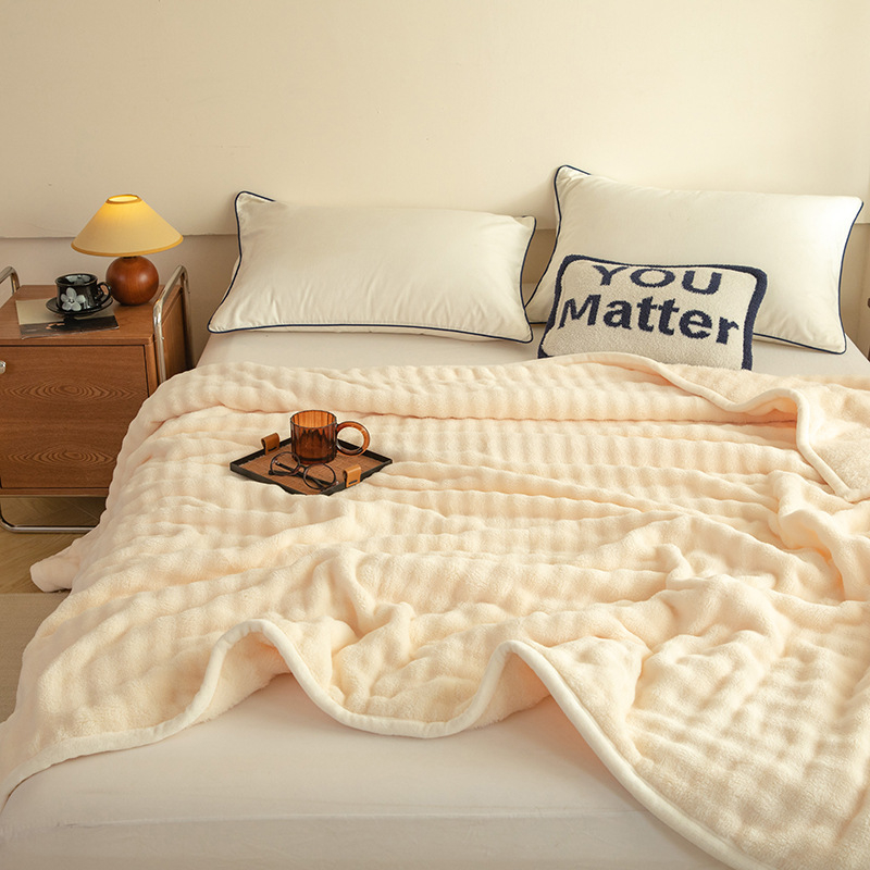 Sperlanti Milk Velvet pléd, egyszínű, poliészter rost, 300 g alatt, négy évszakos, japán stílus