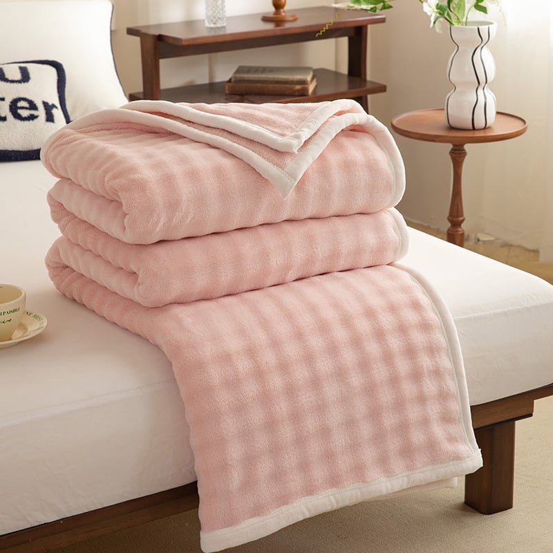 Sperlanti Milk Velvet pléd, egyszínű, poliészter rost, 300 g alatt, négy évszakos, japán stílus