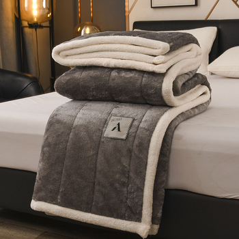 Arktikus bársony pléd, 300–500 g, egyszínű minta, egész éves használatra, modern minimalist stílus