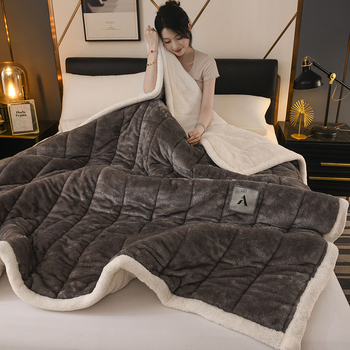 Arktikus bársony pléd, 300–500 g, egyszínű minta, egész éves használatra, modern minimalist stílus