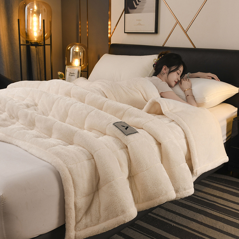 Arktikus bársony pléd, 300–500 g, egyszínű minta, egész éves használatra, modern minimalist stílus