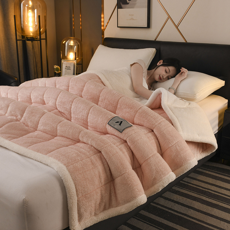 Arktikus bársony pléd, 300–500 g, egyszínű minta, egész éves használatra, modern minimalist stílus