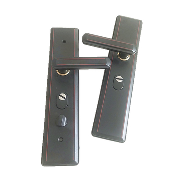 Kuka za vrata s mehanizmom zaključavanja – željezna konstrukcija, moderni minimalistički stil, za sigurnosna vrata, ulazna vrata i kapije