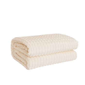 Zimska deka za ured — flanelna deka s koralnim baršunom za kauč, jednostavan i moderan stil