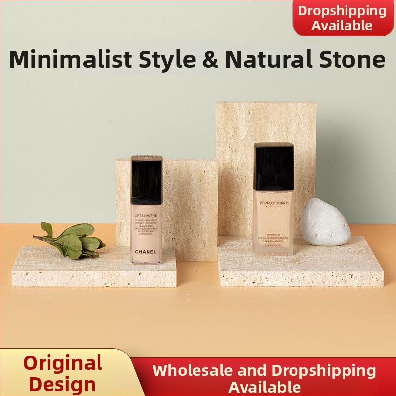 Prop na fotografovanie still life z prírodného kameňa pre šperky a kozmetiku - IP nie je autorizované