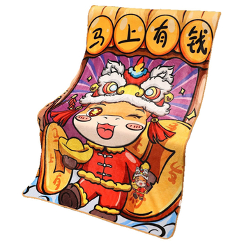 Flanel pléd rajzfilm mintával, minden évszakhoz, testreszabható