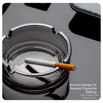 Пепелник с копринено цвете – Quanfu, универсален стил, без лого