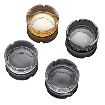 Пепелник с копринено цвете – Quanfu, универсален стил, без лого