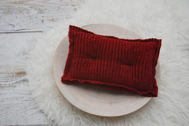 Jastuk za poziranje novorođenčadi za fotografiranje, baršunasti jastučić, materijal Cord Cotton, 100 g, veličina figure