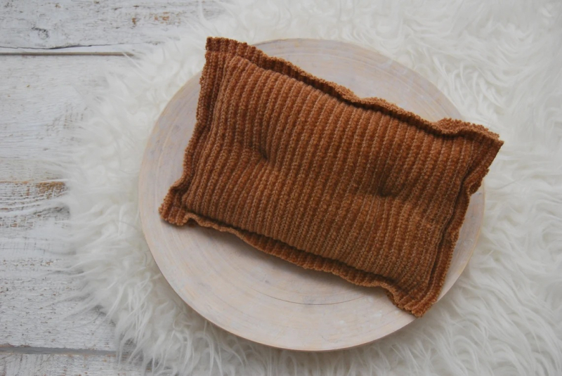Jastuk za poziranje novorođenčadi za fotografiranje, baršunasti jastučić, materijal Cord Cotton, 100 g, veličina figure