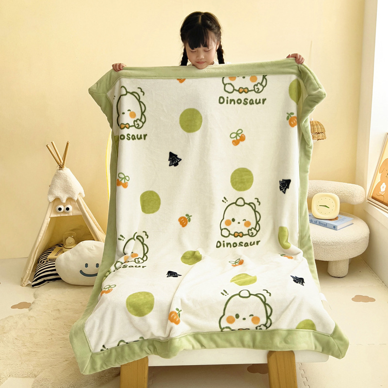 Gyerekeknek szóló tej-velúr pléd, rajzolt minta, poliészter rost, 300 g alatt, egész éves használatra