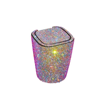 Automobilski pepelnjak s dijamantima i LED svjetlom, višefunkcionalni dodatak, model B000088, Xinsheng