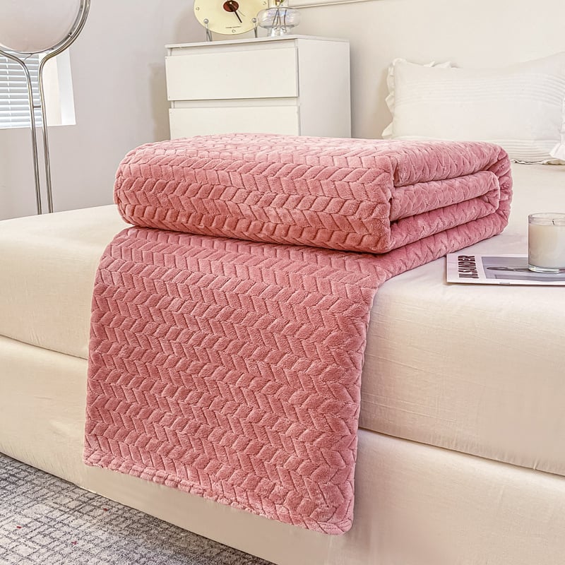 Isna flanel takaró – egyszínű, modern minimalist stílus, minden évszakra alkalmas, testreszabható