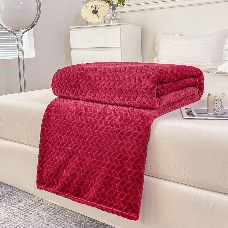 Isna flanel takaró – egyszínű, modern minimalist stílus, minden évszakra alkalmas, testreszabható