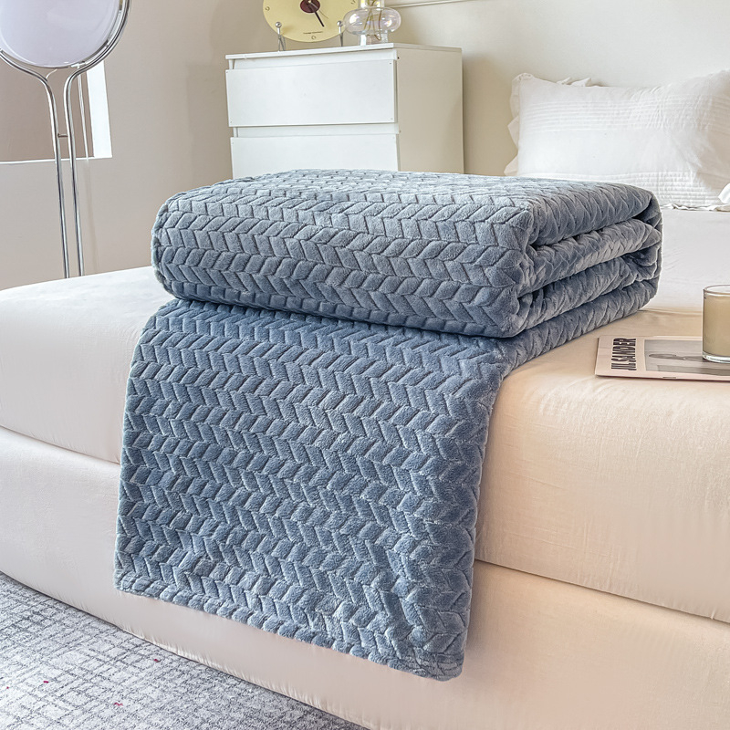 Isna flanel takaró – egyszínű, modern minimalist stílus, minden évszakra alkalmas, testreszabható