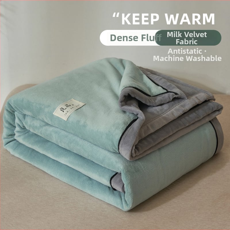 Korall polár pléd, poliészter, téli használatra, egyszínű minta, modern letisztult stílus