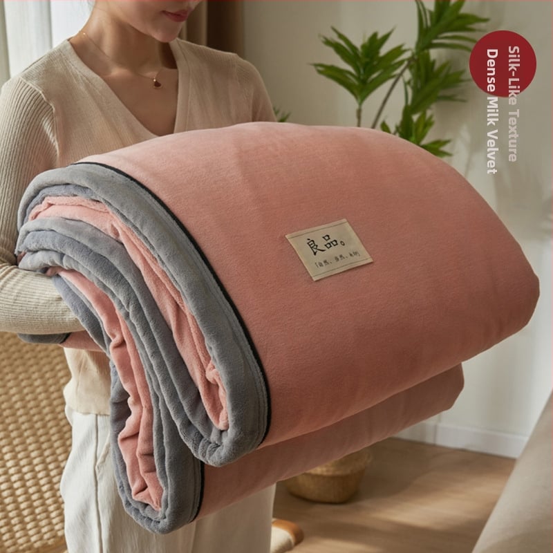 Korall polár pléd, poliészter, téli használatra, egyszínű minta, modern letisztult stílus